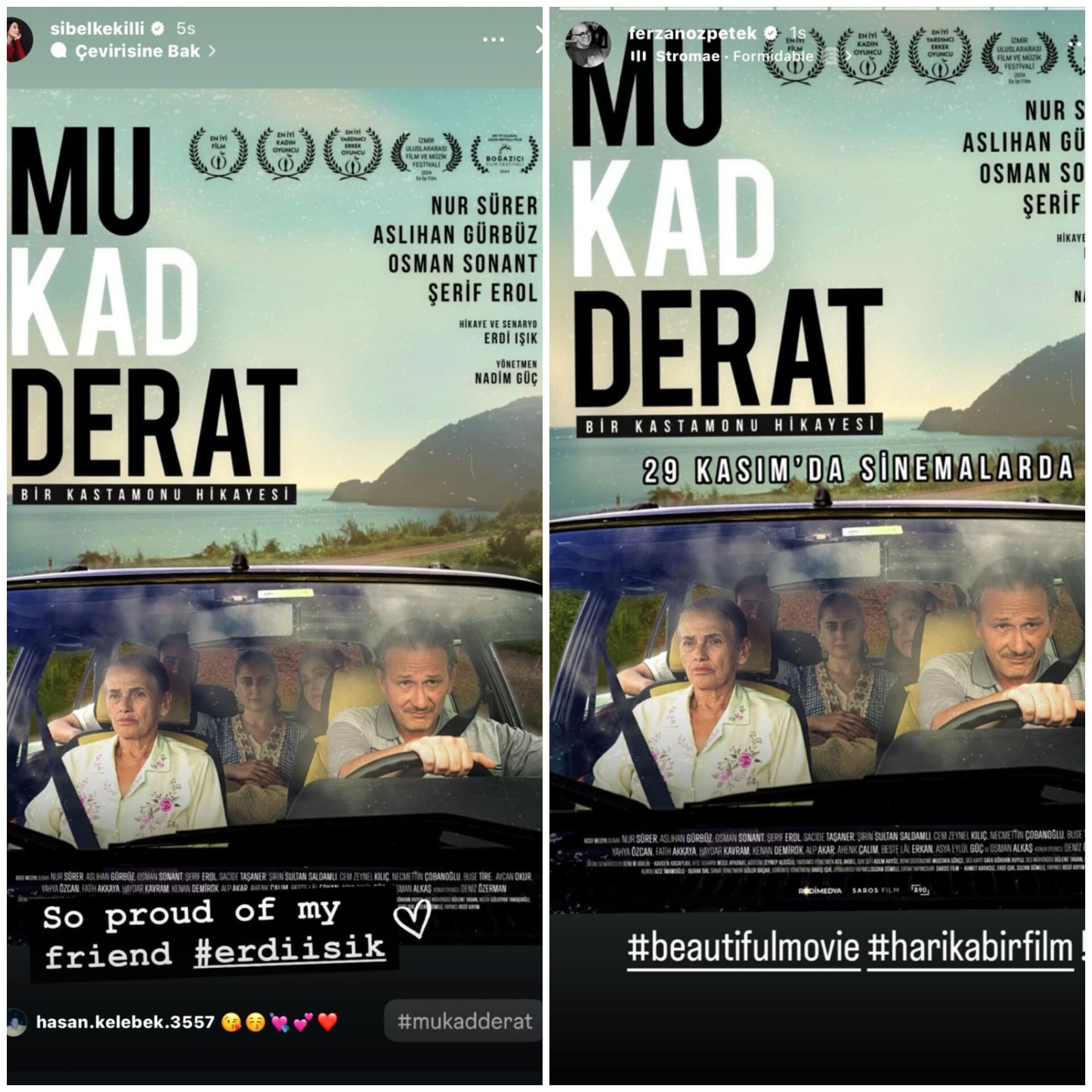 Mukadderat Filmi Ödülleri ve Vizyon Tarihi